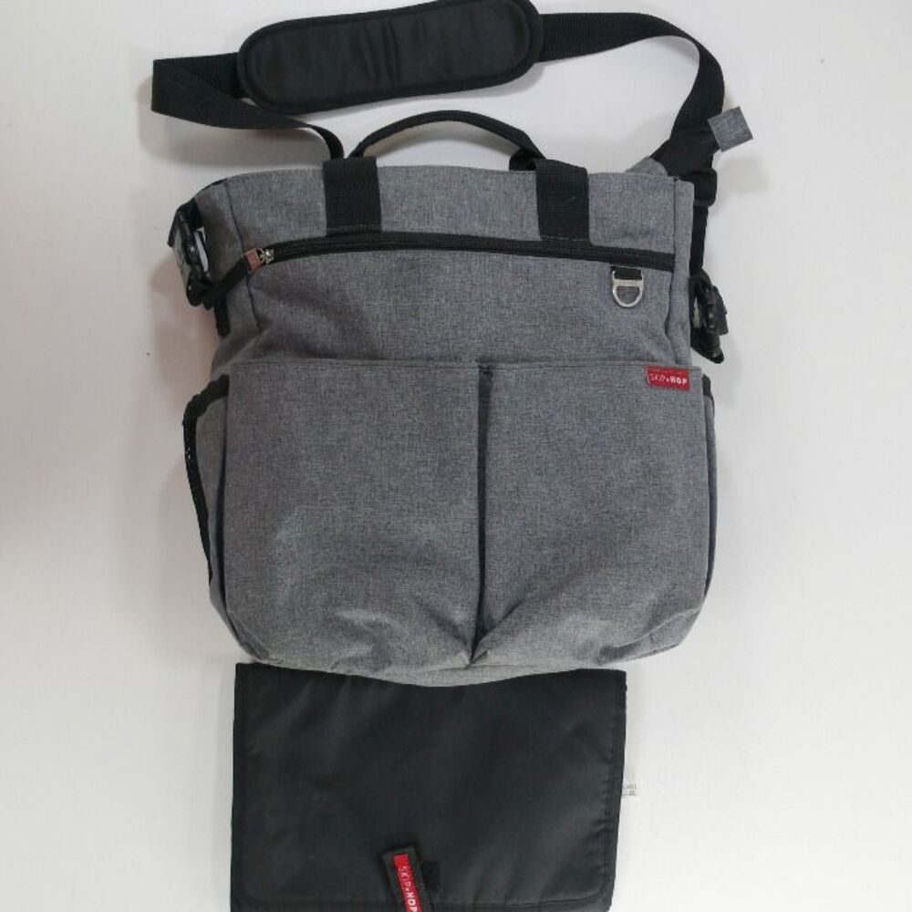 SKIP HOP diaper baby bag changing pad gray